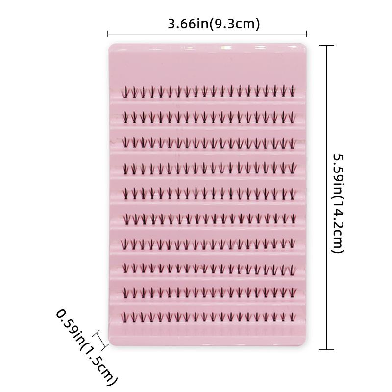 190/200/250Pcs 6Mm Mixed Length Fluffy Wispy Soft Cluster Lashes Lower Eyelashes Dly At Home Suitable For Holiday Parties