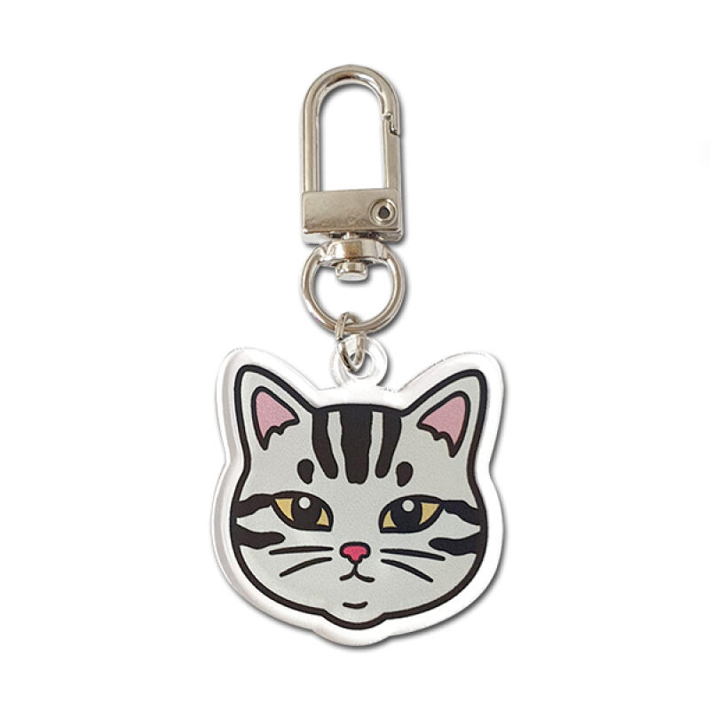 American Shorthair Acrylic Keychain
