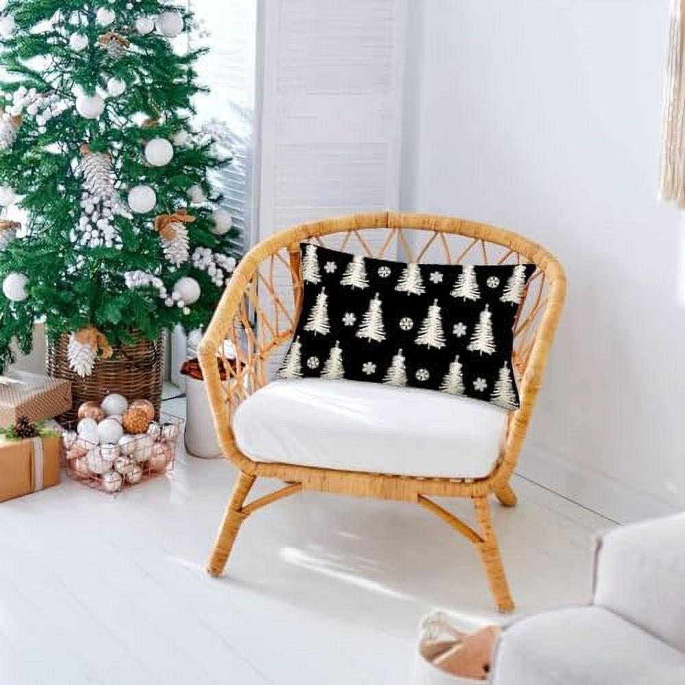 Winter New Christmas Christmas Eve Snowflake Linen Sets Home Living Room Cushions Cushions