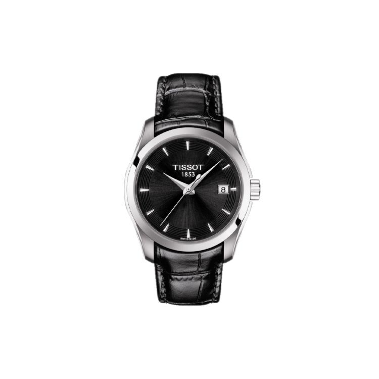 TISSOT T CLASSIC Quartz Movement 100m Water Resistance Women s Watch 32mm Black Dial Stainless Steel Case T035.210.16.051.01 Black