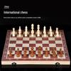 Yingyuan Jiabao 3-in-1 Holzschach, Dame & Backgammon Set