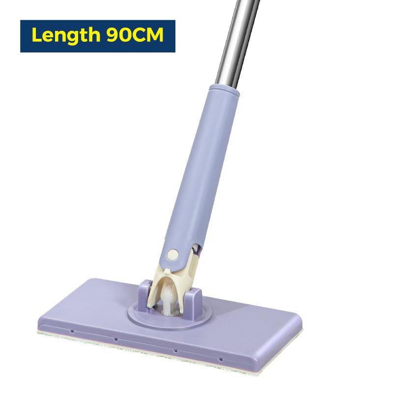 Compact 360° Rotation Lazy Mini Mop Disposable Wet Wipe Clip Flat Mop for Shoe Upper Surface Stain Quick Cleaning