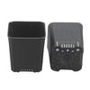 Square Root Control Succulent Pot: Short & Chubby Plastic Flower Pot for Seedlings or Kindergarten Activities