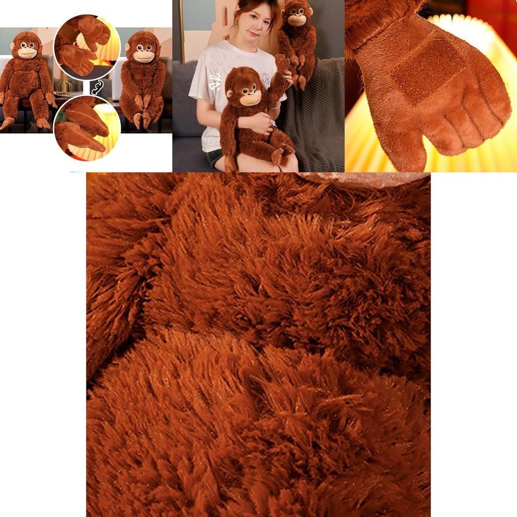 Large Plush Gorilla Toy With Long Arms Realistic Monkey Stuffed Animal 66cm Tall