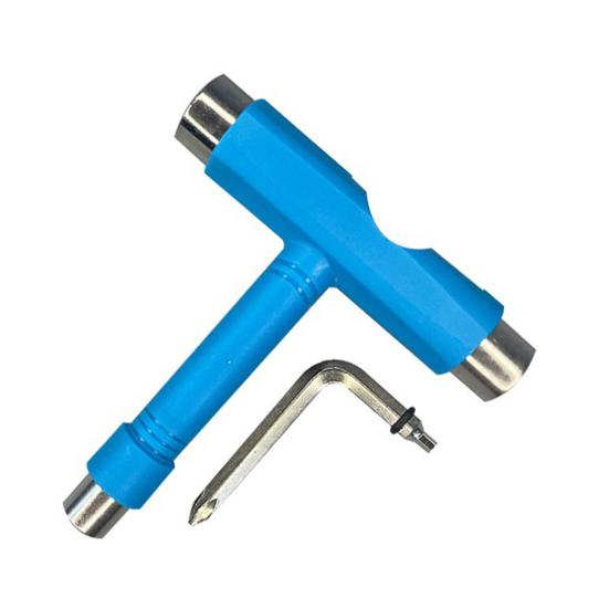 Skateboard Wrench Tool Multifunctional T-Type L-Type Hex Screwdriver Heavy Duty Portable Kids Skate Tools Skateboard Longboard Accessories