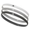 Pack de 3 Faixas de Cabelo adidas (WT/GY/BK)