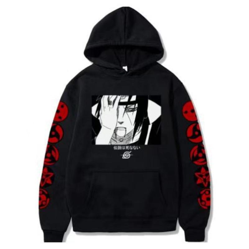 Podzim Zima Pánská Dámská Mikina s Potiskem ve Stylu Japonského Anime Módní Volná Ležérní Sportovní Mikina
