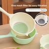 New Large Capacity Rice Drainer Strainer Plastic Reusable Kitchen Fine-mesh Sieve Long Handle Rice Washing Basin
