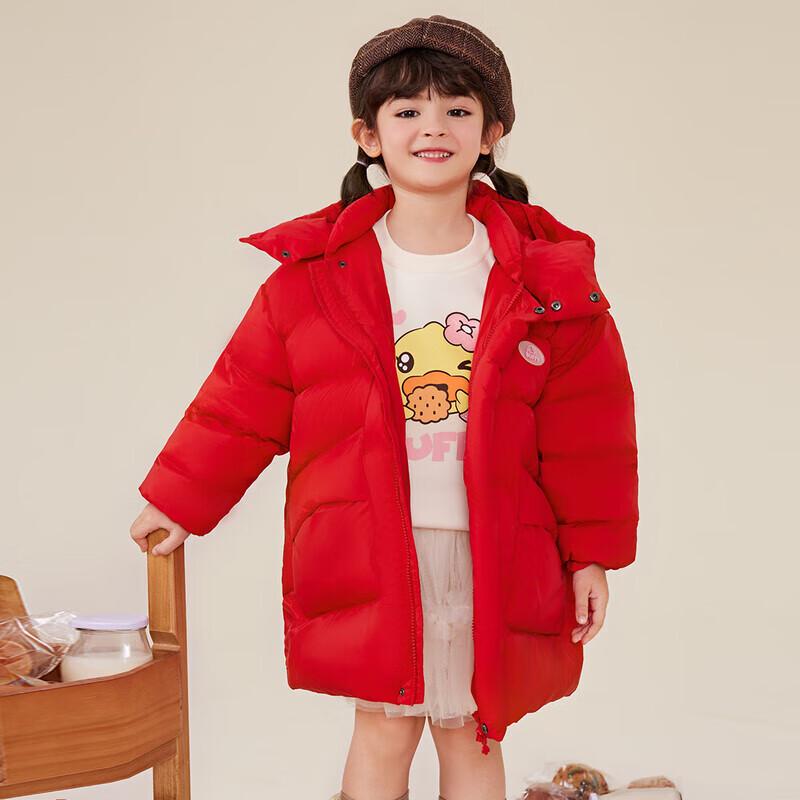 B.Duck Girl s Winter Warm Hooded Down Jacket 6013 110