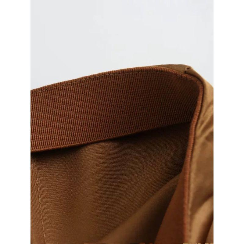 Kaslead New Arrival Women's Fashion Style Fashion Casual Easiest for Match Fine Acetate Satin Elastic Waist Zipper Skirt