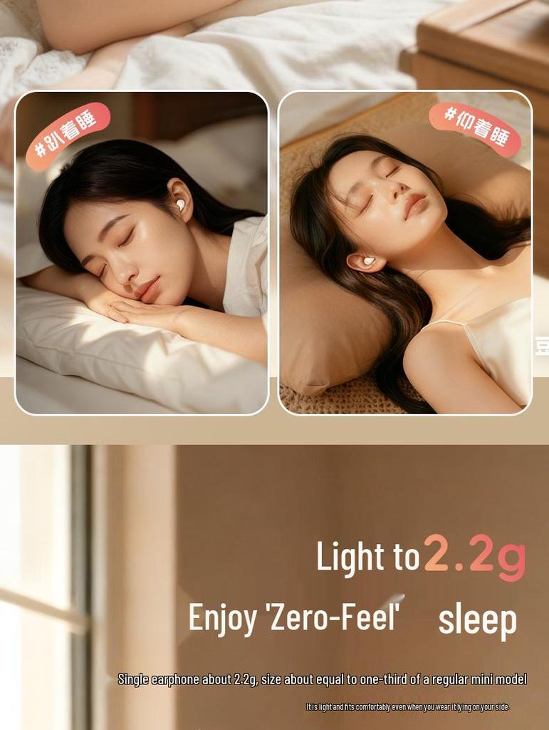 Mini Tumbler Wireless Bluetooth Earbuds: Sleep-Friendly, High-Quality Sound, Long Battery, Noise-Reducing Design