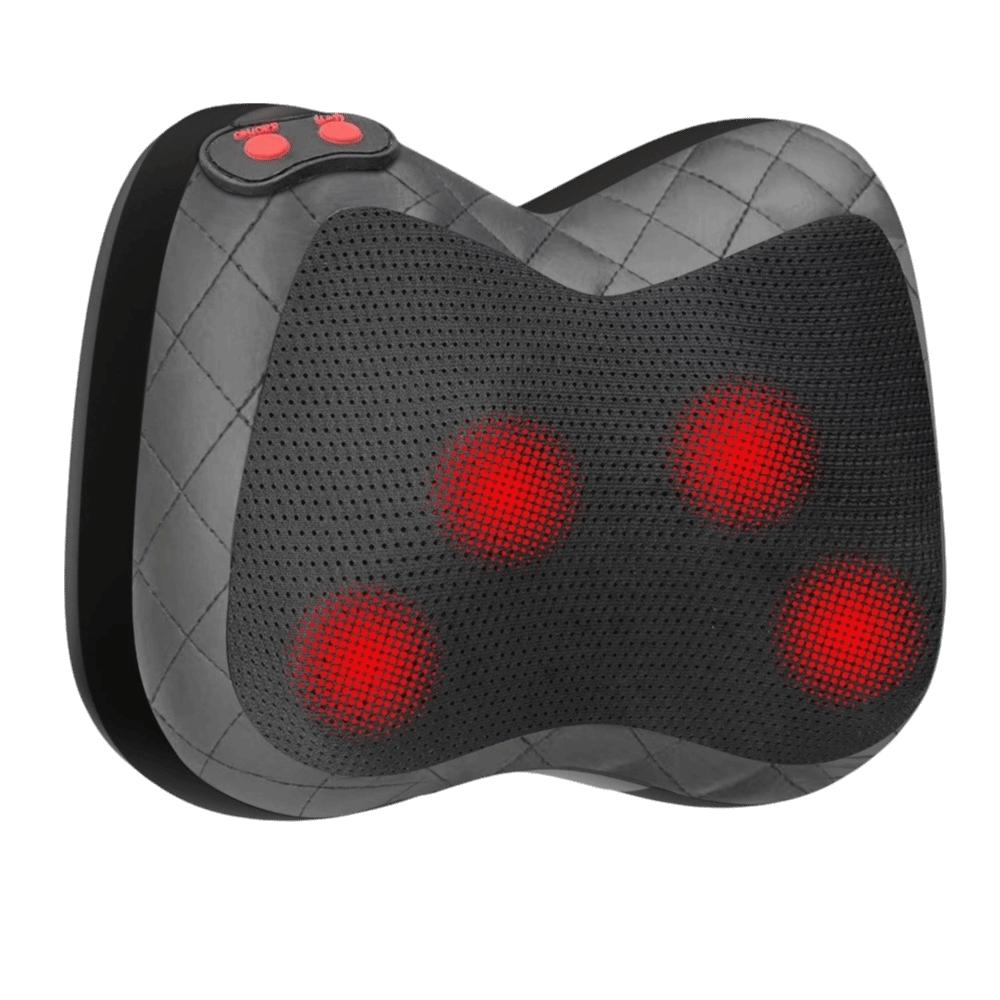3D Simulation Back Massager With Heat Electric Massage Pillow Lumbar Massage