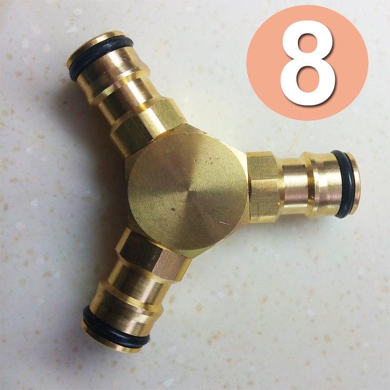 Hose Brass Tap Connector Garden Pipe Quick Fit Adapter Fitting Nozzle Kit