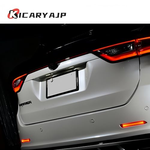 KICARYAJP Carbon Fiber License Plate Frame, Universal Exterior Custom Dress-Up Car Parts, Car Accessories, Exterior Carbon Fiber (Rear)