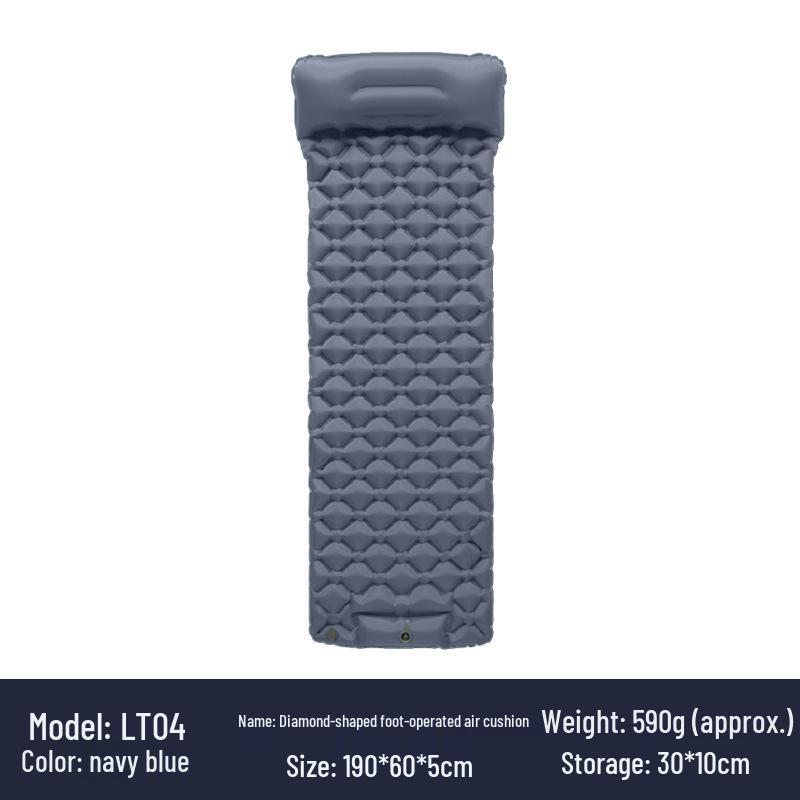 

Сверхлегкий надувной коврик для кемпинга с ножным насосом из ТПУ 190*60*5cm