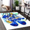 1pc Sonic, Mega Man, Pikachu Anime Cartoon Design Office Chair Mat - Non-Slip Carpet for Home Decor, Gaming Room, Seasonal Gift.Y055