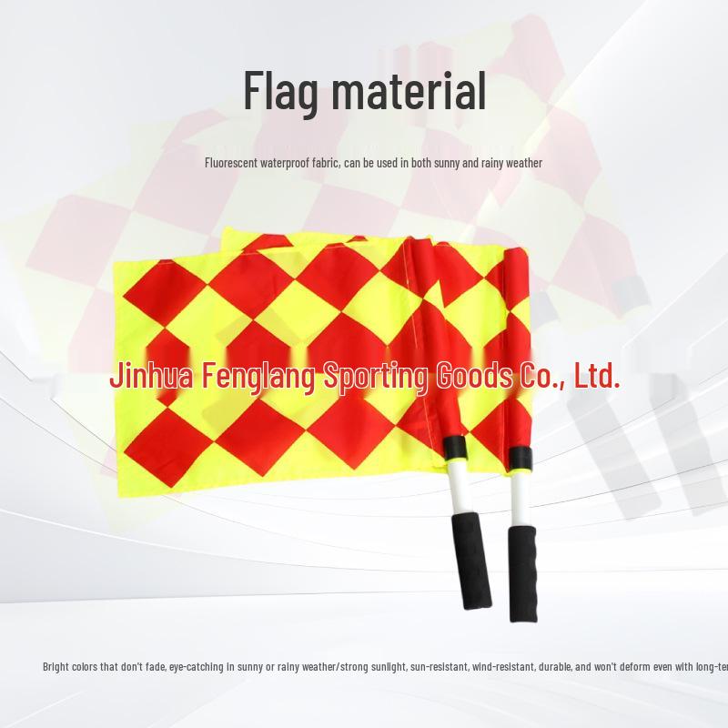 Football Corner and Hand Signal Flags for Referees and Linesmen