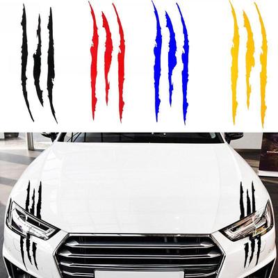 Ghost Claw Reflective Car Headlight & Hood Stickers