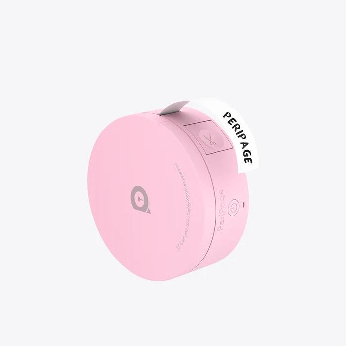 Mini imprimantă termică de etichete fără cerneală Mașină de făcut etichete Bluetooth fără fir pentru imprimarea etichetelor telefonului mobil + 2 role de hârtie