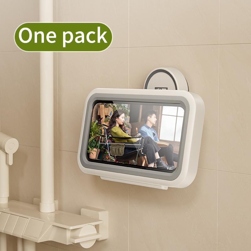 Jopree X95 Waterproof Shower Phone Holder 360 Rotation Wall Mount Bathroom Case Anti-Fog Touch Screen Stand for iPhone Samsung cupule