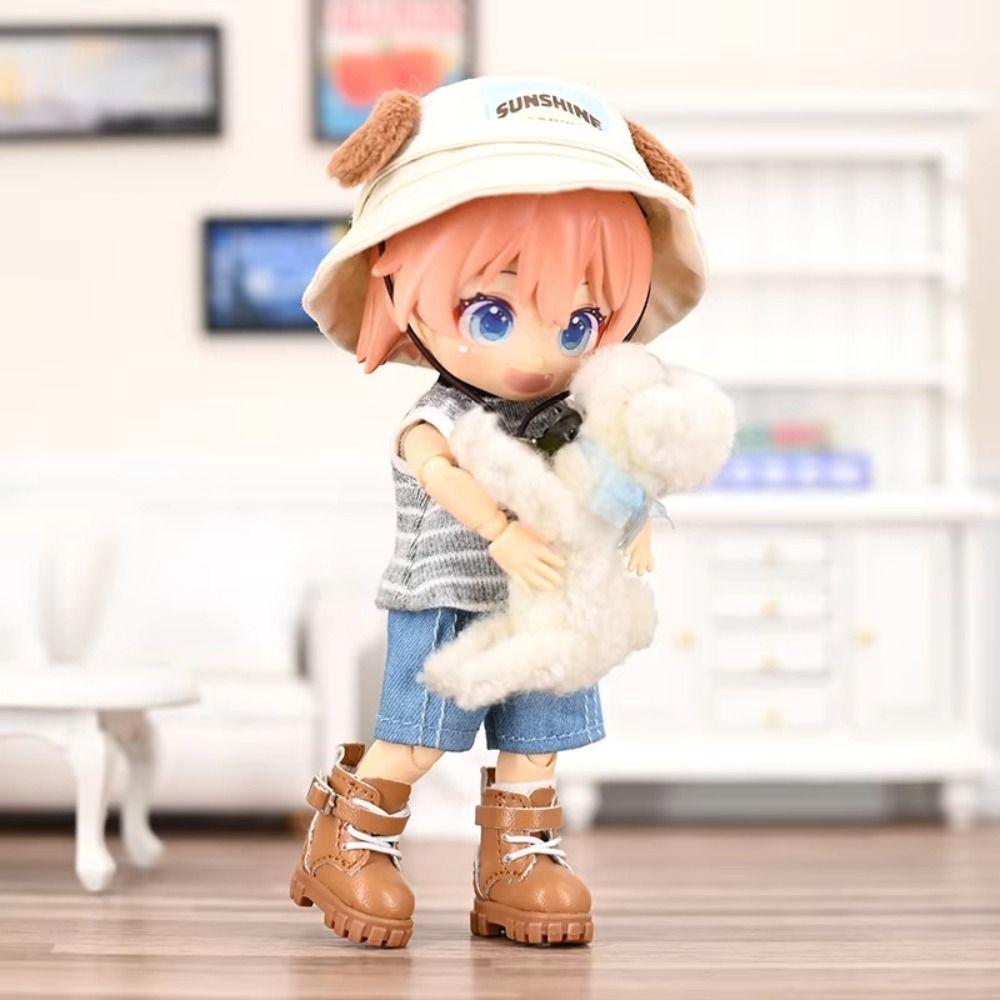 Pretend Play Ob11 Shoes Cute Outfit Obitsu 11 Doll Shoes Doll Leather Boots Holala Gcs
