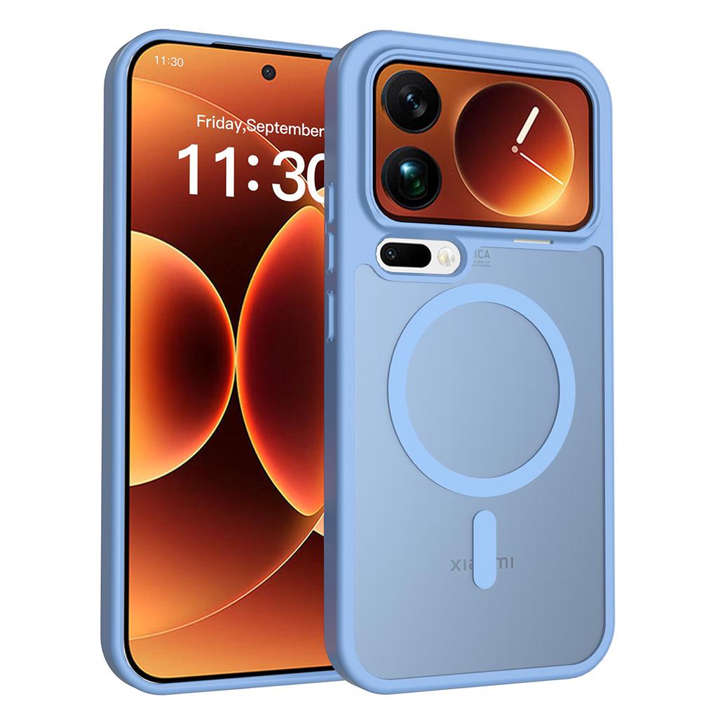 Etui na nowy telefon komórkowy Xiaomi17 z matową powłoką i magnetycznym mocowaniem do Xiaomi17promax, odporne na upadki, półprzezroczyste etui ochronne