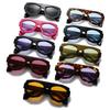 Fashion Irregular Square Sunglasses Outdoor Shades UV400 Retro Purple Men  Sun Glasses Women Travel Party Business Festival Gift