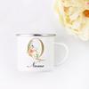 Personalized Name Enamel Mug Wedding Bachelor Party Wine Cup Bridesmaid Bride Valentine's Day Christmas Gifts for Her