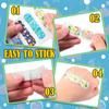 60 Pieces/Set Cartoon Boy Plaster Band Aid Kawaii Wound Patch Finger Skin Dressing Strip Emergency Treatment Adhesive Bandage