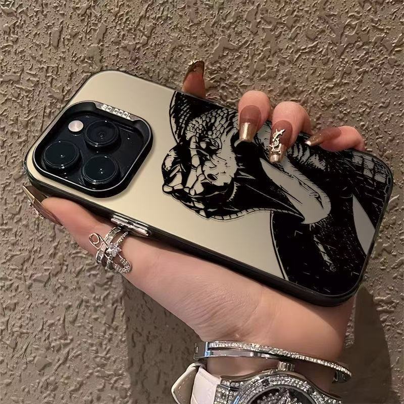 The New Personalized Python Is Suitable for Iphone17 Mobile Phone Case Apple 15promax/14 Creative 13pro16 Europe and America