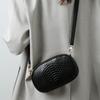 One-shoulder Messenger Women's Bag Crocodile Pattern First Layer Cowhide