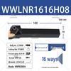 95° External Turning Tool Holder - CNC WWLNR2020K08/WWLNL2525M08 Peach-shaped Insert