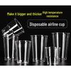 Thickened Disposable Hard Plastic Water Cups, 200ml