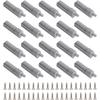 20Pcs Soft Close Retrofit Furniture Door Damper Cabinet Door Damper With Screws