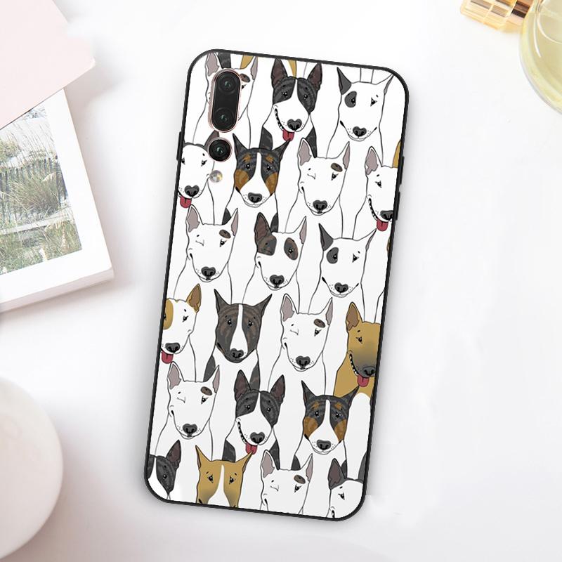 English Bull Terrier Dog For Huawei Nova 11 10 9 SE Y70 Y60 Y90 Y61 Y91 Y73 Y72 12i 11i 8i P30 P40 Lite P60 Pro Case