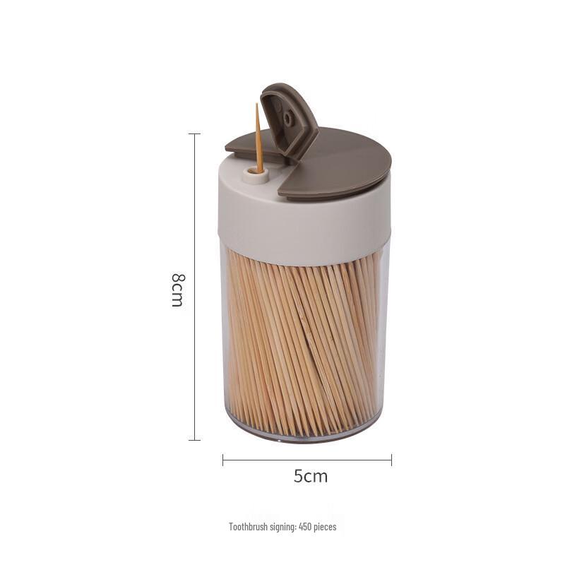Direan Portable Sliding Cover Toothpick Dispenser