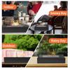 Portable Indoor/Outdoor Tabletop Fireplace: Small Decorative Real Fire Stove