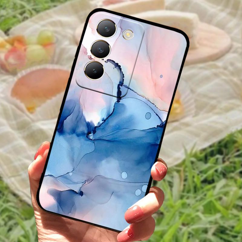 Für vivo V40 SE Hülle 2024 Silikon Bumper Weiche Hüllen für vivo V40 SE 5G Hüllen V40SE Cartoon Bemaltes Coque Fundas Schutz