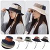 Wide Brim Fisherman hat Anti-UV Panama Hat Large Mountaineering Caps  Camping