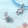 Authentic copper Charm Bead Charms Hummingbirds Turtles Pendants Ideal For Women Bead Charms Compatible With Bracelets Necklaces Jewellery Making Gift