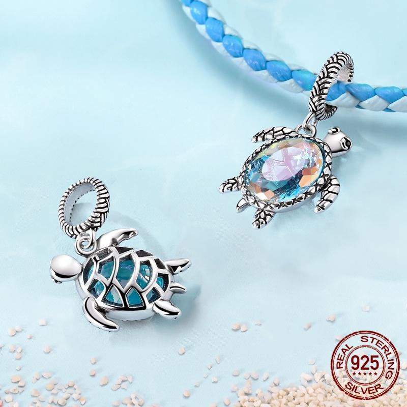 Authentic copper Charm Bead Charms Hummingbirds Turtles Pendants Ideal For Women Bead Charms Compatible With Bracelets Necklaces Jewellery Making Gift