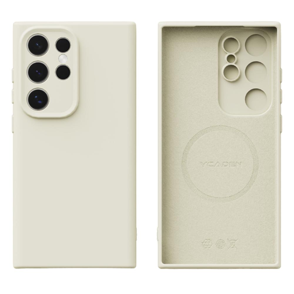 YCADEN For Samsung Galaxy S24 Ultra Case Compatible with MagSafe Precise Cutouts TPU Phone Back Cover