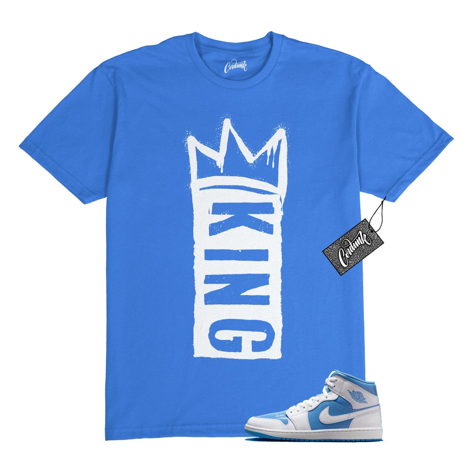1 Mid Legend Blue White T Shirt to Match K1 S