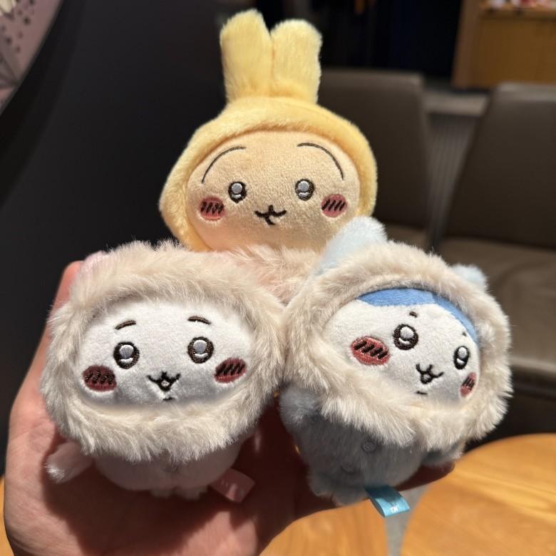 Giy Usaqi Winter Plush Doll With Faux Fur Collar For Kids Room Decor