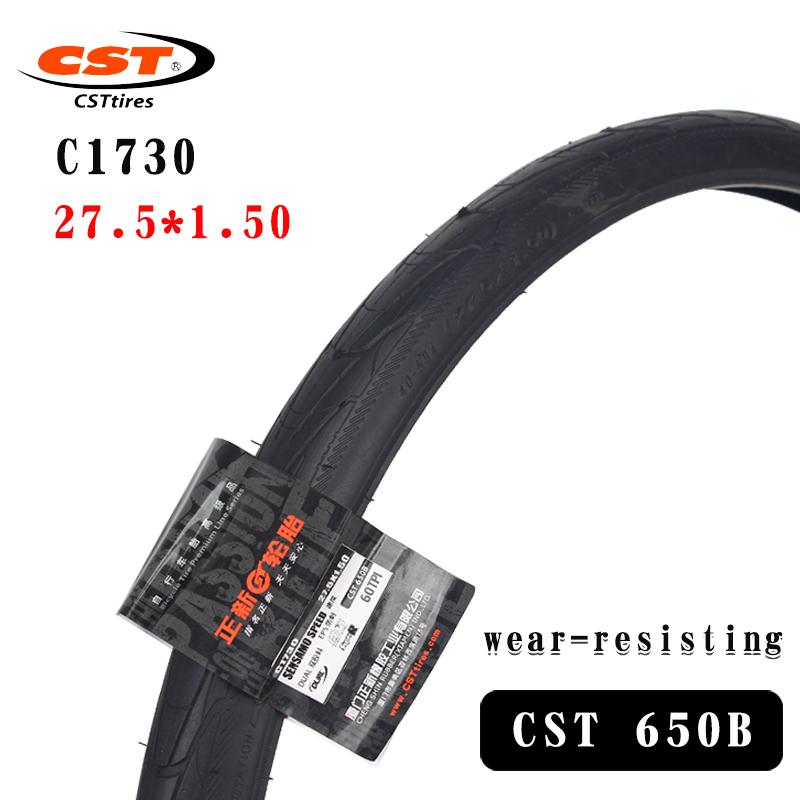 

CST bicycle tire c1730 mountain bike EPS stab proof 27.5x1.5 semi smooth tire 60TPI City Bicycle outer tire 27.5X1.5 WR