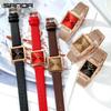 Sanda Women's Retro Fashion Square Watch - Waterproof, Quartz, Simple & Stylish