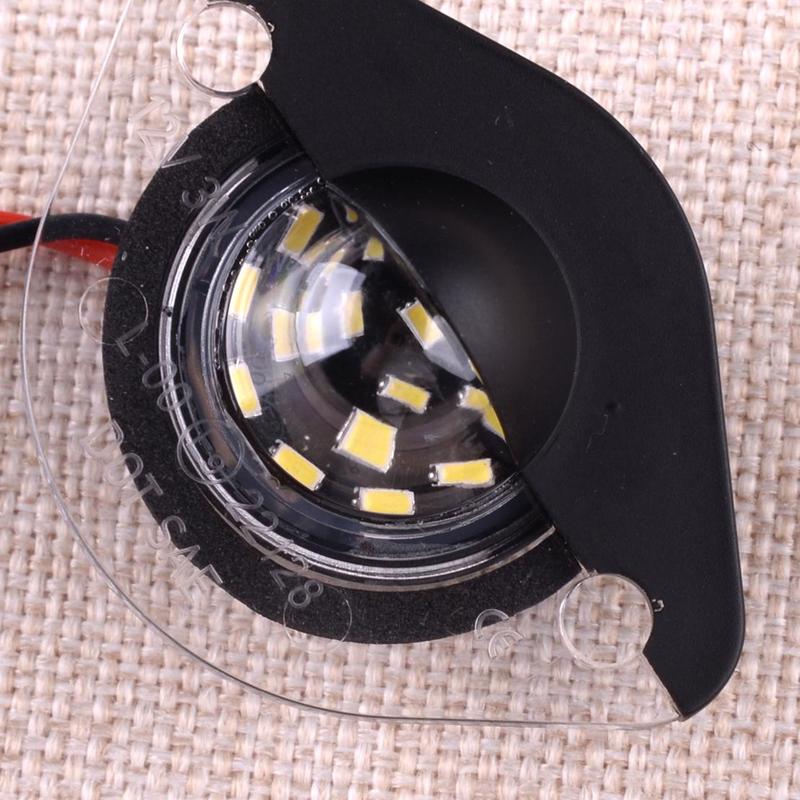 1Pair LED License Plate Light Lamp Fit For Ford Mustang 1994-2004