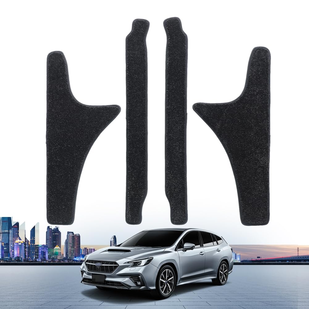 LUCKEASY Side Step Mats for the New Subaru Levorg VN Series with SUBARU LEVORG VN5 2020 Present and Floor Mats Interior Set of 4 (Compatible (October