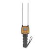 Grain Humidity Meter Digital LCD Display Grain Humidity Tester with Double Probe for Rice Wheat Corn Bean Voice Prompt English Version