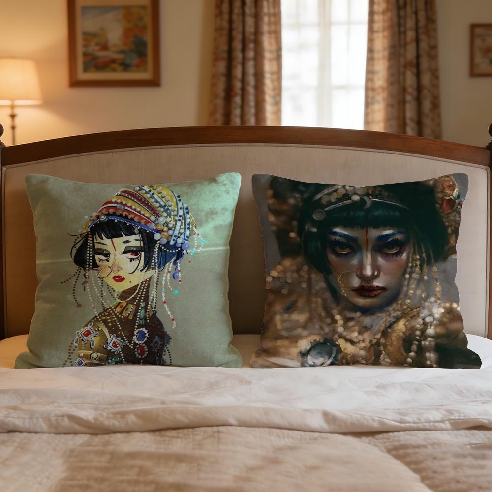 Show Love, Death & Robots Cushion Cover 1Pcs Decorative Covers Soft Cushion Case For Sofa Couch Decor 40X40 45X45 Pillowcases